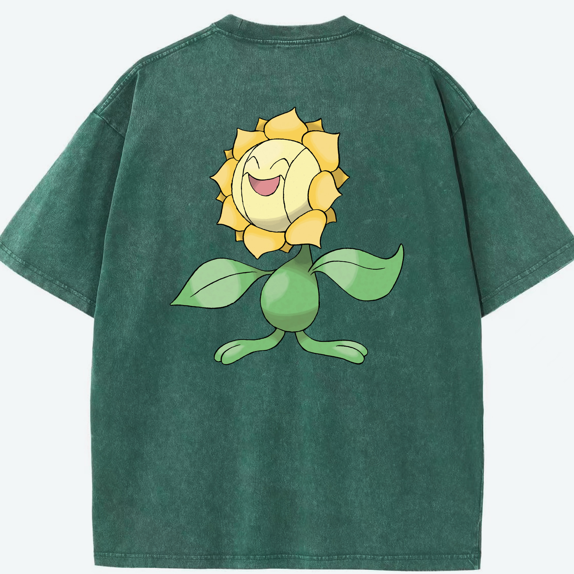 （画像用） ポケットモンスター Pokémon 綿100% ヴィンテージ風 半袖Tシャツ（背面プリント）